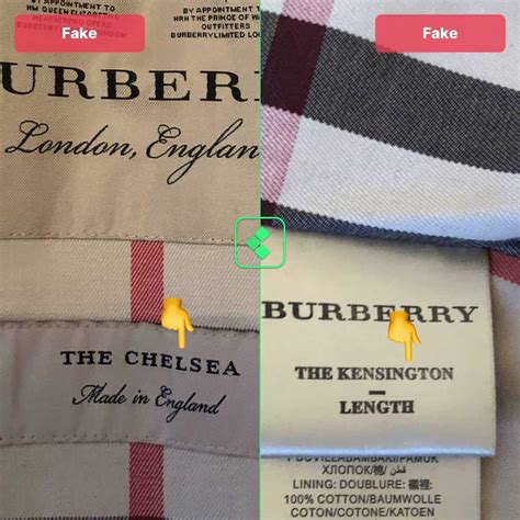 fake burberry fabric|how to check burberry authenticity.